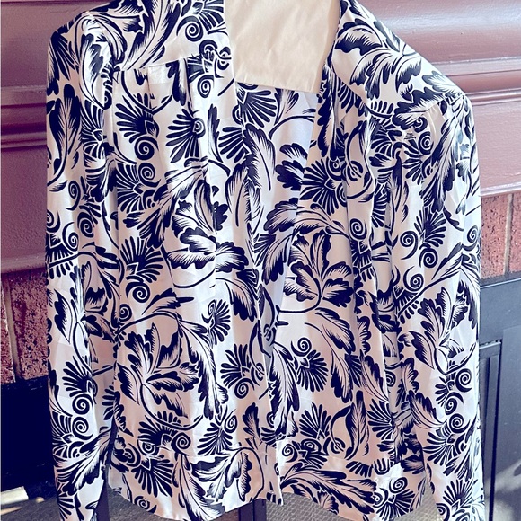 Gorgeous Lloyd Williams, Size 6 Black & White Dress Blazer - Picture 1 of 3